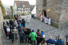 Lumen Christi - Auferstehungsmesse in St. Crescentius (Foto: Karl-Franz Thiede)